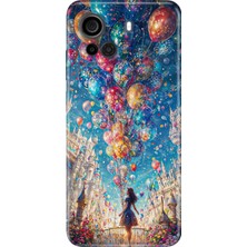 Casper Via F30 Kılıf Desenli Baskılı Tpu Rubber Kapak Mutlu Kız