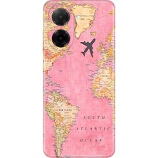 Adasena Xiaomi Redmi A5 Kılıf Desenli Baskılı Tpu Rubber Kapak Map