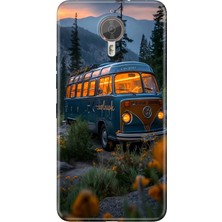 Adasena General Mobile Gm 5 Plus Kılıf Desenli Baskılı Tpu Rubber Kapak Yalnızlık Istiyorum