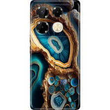 Senada Infinix Note 40 Pro 5g Kılıf Desenli Baskılı Tpu Rubber Kapak Arew Mermer