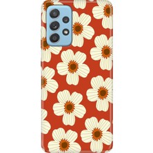Senada Samsung Galaxy A72 Kılıf Desenli Baskılı Tpu Rubber Kapak Çiçek Sena