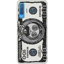 Samsung Galaxy A7 2018 Kılıf Desenli Baskılı Tpu Rubber Kapak 100 Usd