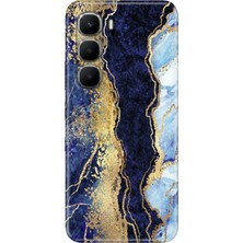 Senada Infinix Hot 60 Kılıf Desenli Baskılı Tpu Rubber Kapak Hill Mermer