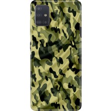 Senada Samsung Galaxy A71 Kılıf Desenli Baskılı Tpu Rubber Kapak Asker
