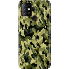 Senada Infinix Hot 10 Kılıf Desenli Baskılı Tpu Rubber Kapak Asker