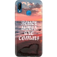 Senada Huawei P20 Lite Kılıf Desenli Baskılı Tpu Rubber Kapak Coming