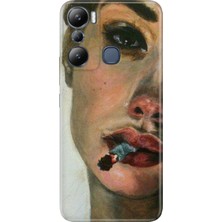 Senada Infinix Hot 20I Kılıf Desenli Baskılı Tpu Rubber Kapak Cool Portre