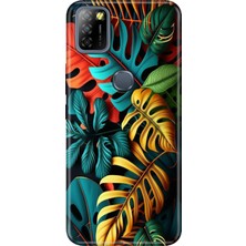 Adasena Infinix Smart 5 Kılıf Desenli Baskılı Tpu Rubber Kapak Renkli Orman
