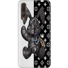 Huawei P20 Pro Kılıf Desenli Baskılı Tpu Rubber Kapak Retrolv