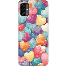Senada Reeder P13 Blue Max Pro Lite 2022 Kılıf Desenli Baskılı Tpu Rubber Kapak Heart Pattern