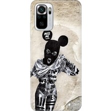 Senada Xiaomi Redmi Note 10 - 10S Kılıf Desenli Baskılı Tpu Rubber Kapak Artful Minnie