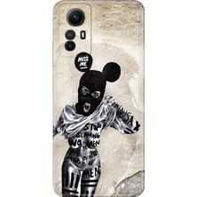 Senada Xiaomi Redmi Note 12S Kılıf Desenli Baskılı Tpu Rubber Kapak Artful Minnie