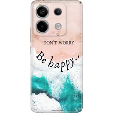 Senada Xiaomi Redmi Note 13 Pro 5g - Poco X6 Kılıf Desenli Baskılı Tpu Rubber Kapak Be Happy