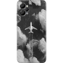 Senada Casper Via X30 Kılıf Desenli Baskılı Tpu Rubber Kapak Bulutların Arasında