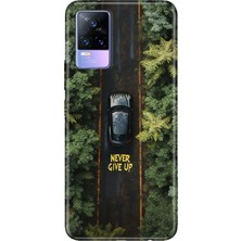 Vivo V21E Kılıf Desenli Baskılı Tpu Rubber Kapak Nevergive UP555
