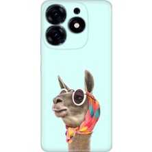 Senada Tecno Spark 10 Pro Kılıf Desenli Baskılı Tpu Rubber Kapak Deve