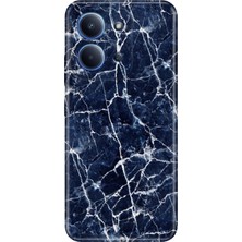 Senada Xiaomi Redmi 15C 4g Kılıf Desenli Baskılı Tpu Rubber Kapak Dark Blue