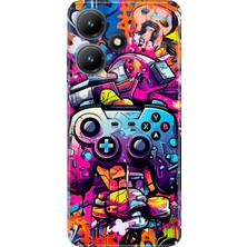 Senada Infinix Hot 30 (X6831) Kılıf Desenli Baskılı Tpu Rubber Kapak Gamer