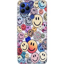 Senada General Mobile Gm 21 Kılıf Desenli Baskılı Tpu Rubber Kapak Emojix