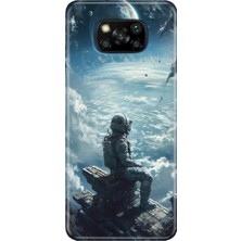 Senada Xiaomi Poco X3 Nfc - Pro Kılıf Desenli Baskılı Tpu Rubber Kapak Galaksi Manzara