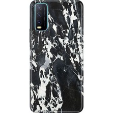 Adasena Vivo Y11S Y20 Y20S Kılıf Desenli Baskılı Tpu Rubber Kapak Sky Mermer