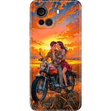 Casper Via F30 Kılıf Desenli Baskılı Tpu Rubber Kapak Sevgilim ve Ben