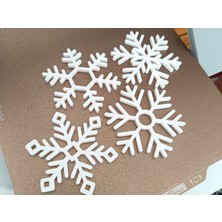 Szd Design Kar Tanesi Bardak Altlığı Seti (4'lü)