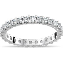 Keops Pırlanta F Renk 1.00 Karat Pırlanta Tamtur Yüzük - Idl Sertifikalı