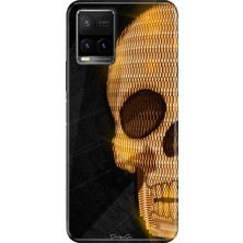 Adasena Vivo Y32 Y33S Kılıf Desenli Baskılı Tpu Rubber Kapak Skull Art
