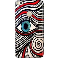 Senada Huawei P9 Lite 2017 Kılıf Desenli Baskılı Tpu Rubber Kapak Karma Göz