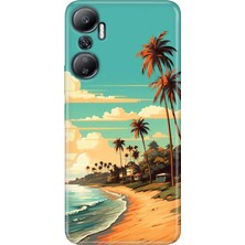 Adasena Infinix Hot 20 Kılıf Desenli Baskılı Tpu Rubber Kapak Malibu