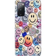 Senada Samsung Galaxy S20 Fe Kılıf Desenli Baskılı Tpu Rubber Kapak Emojix