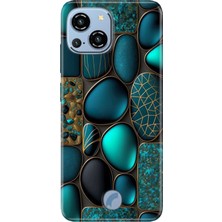 Reeder S23 Pro Max Kılıf Desenli Baskılı Tpu Rubber Kapak Marble