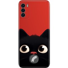 Senada Reeder S19 Max Pro S Kılıf Desenli Baskılı Tpu Rubber Kapak Cat Red