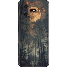 Casper Via A40 Kılıf Desenli Baskılı Tpu Rubber Kapak Korkutan Orman