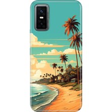 Adasena Infinix Gt 30 Pro Kılıf Desenli Baskılı Tpu Rubber Kapak Malibu