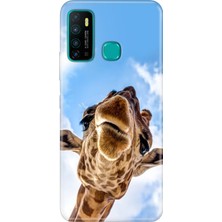 Adasena Infinix Hot 9 Kılıf Desenli Baskılı Tpu Rubber Kapak Öpücük