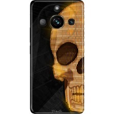 Adasena Realme 11 Pro Kılıf Desenli Baskılı Tpu Rubber Kapak Skull Art