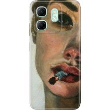 Senada Infinix Hot 50I - Smart 9 Kılıf Desenli Baskılı Tpu Rubber Kapak Cool Portre