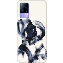Adasena Vivo V21E Kılıf Desenli Baskılı Tpu Rubber Kapak Lover