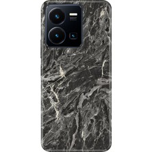 Adasena Vivo Y22S Y35 Kılıf Desenli Baskılı Tpu Rubber Kapak Tyla Mermer