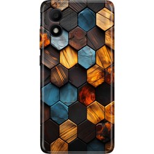 Adasena Tcl 303 Kılıf Desenli Baskılı Tpu Rubber Kapak Petek