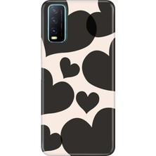 Adasena Vivo Y11S Y20 Y20S Kılıf Desenli Baskılı Tpu Rubber Kapak Matte Heart