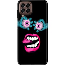 Senada Samsung Galaxy A22 Kılıf Desenli Baskılı Tpu Rubber Kapak Angry