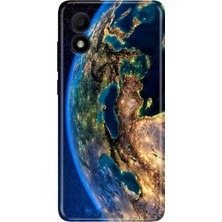 Tcl 303 Kılıf Desenli Baskılı Tpu Rubber Kapak World Night