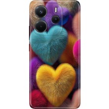 Senada Xiaomi Redmi Note 14 4g Kılıf Desenli Baskılı Tpu Rubber Kapak Fluffy