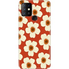 Senada Infinix Hot 10 Kılıf Desenli Baskılı Tpu Rubber Kapak Çiçek Sena
