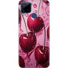 Senada Realme C21Y - C25Y Kılıf Desenli Baskılı Tpu Rubber Kapak Kirazın Dansı
