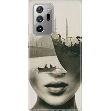 Senada Samsung Galaxy Note 20 Ultra Kılıf Desenli Baskılı Tpu Rubber Kapak Istanbul