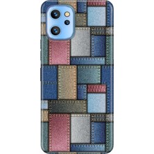 Senada Reeder S19 Max Pro Kılıf Desenli Baskılı Tpu Rubber Kapak Jean Pattern